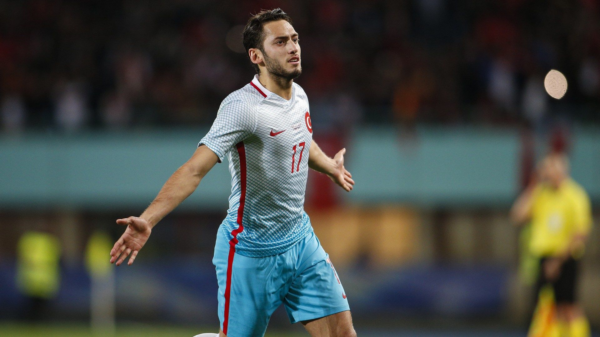 Hakan Calhanoglu Turkey Austria 03292016