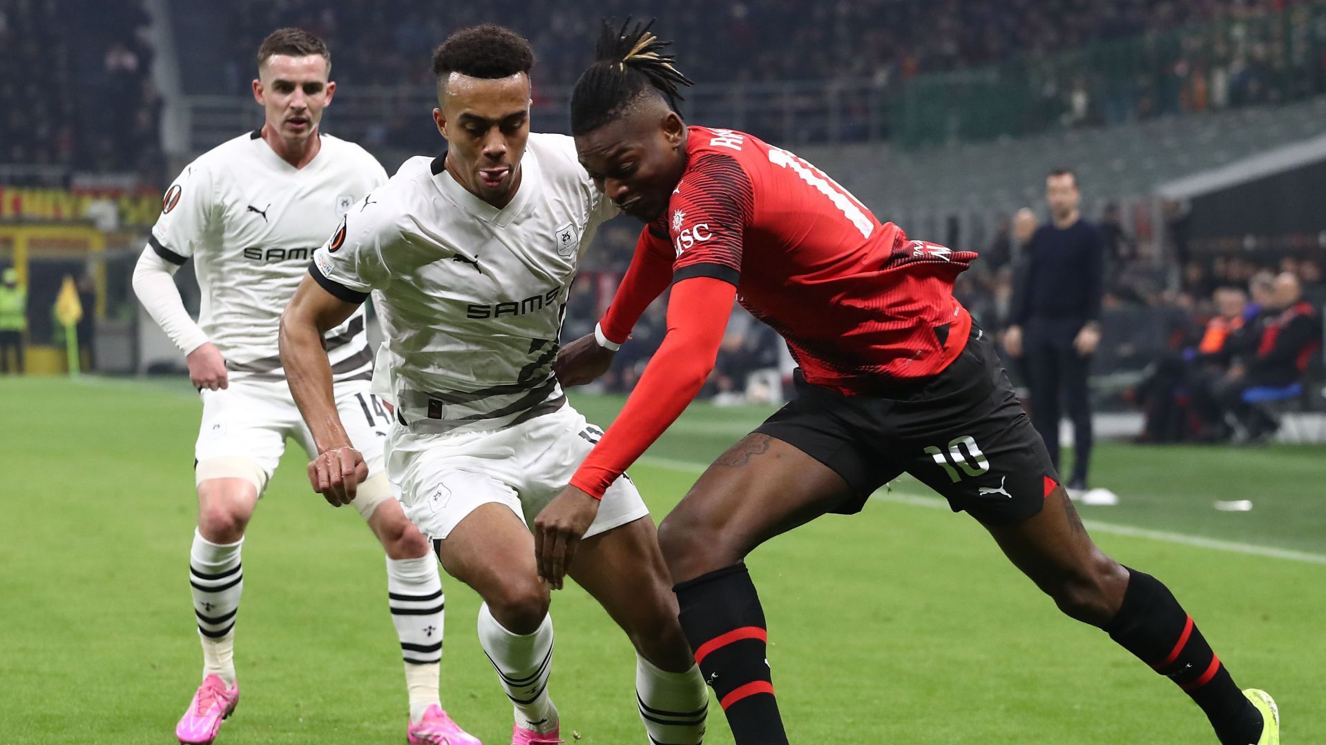 Rafael Leao Milan Rennes Europa League