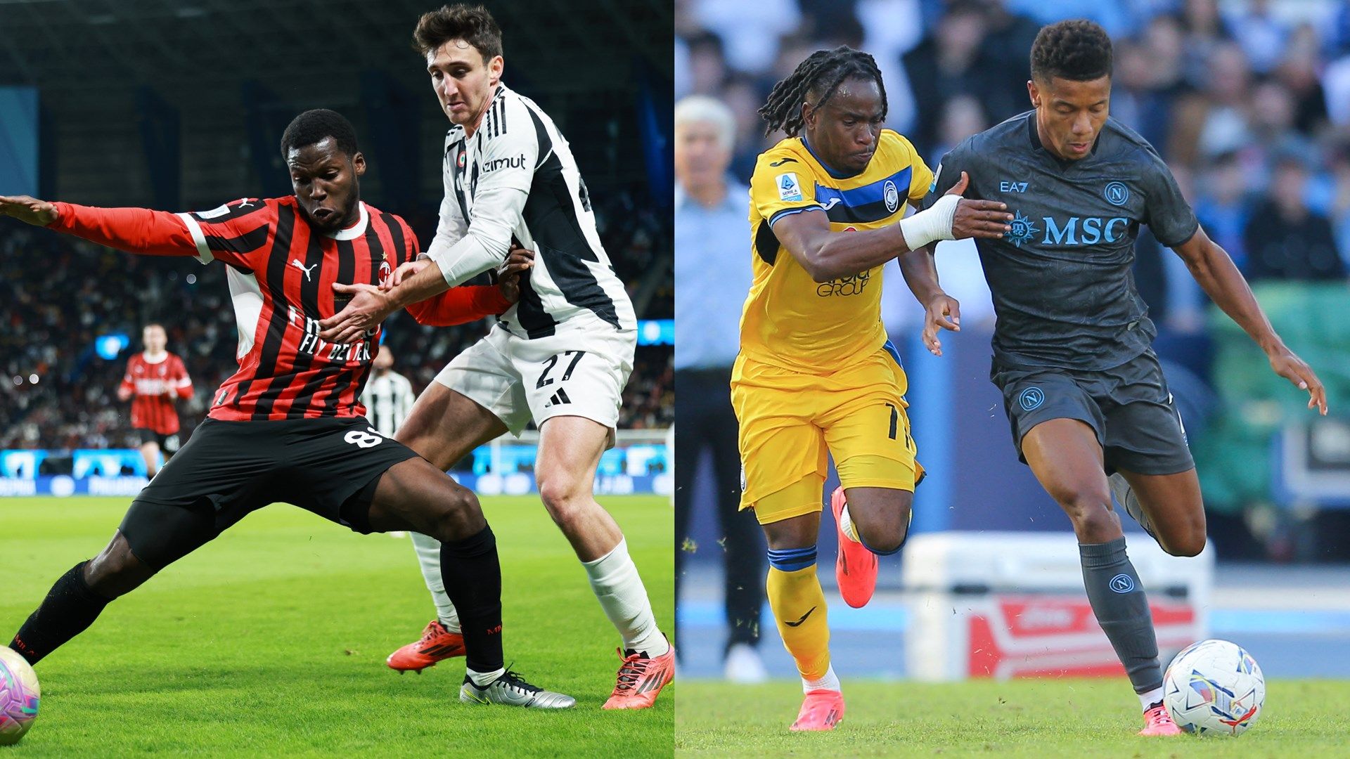 Juventus Milan Atalanta Napoli