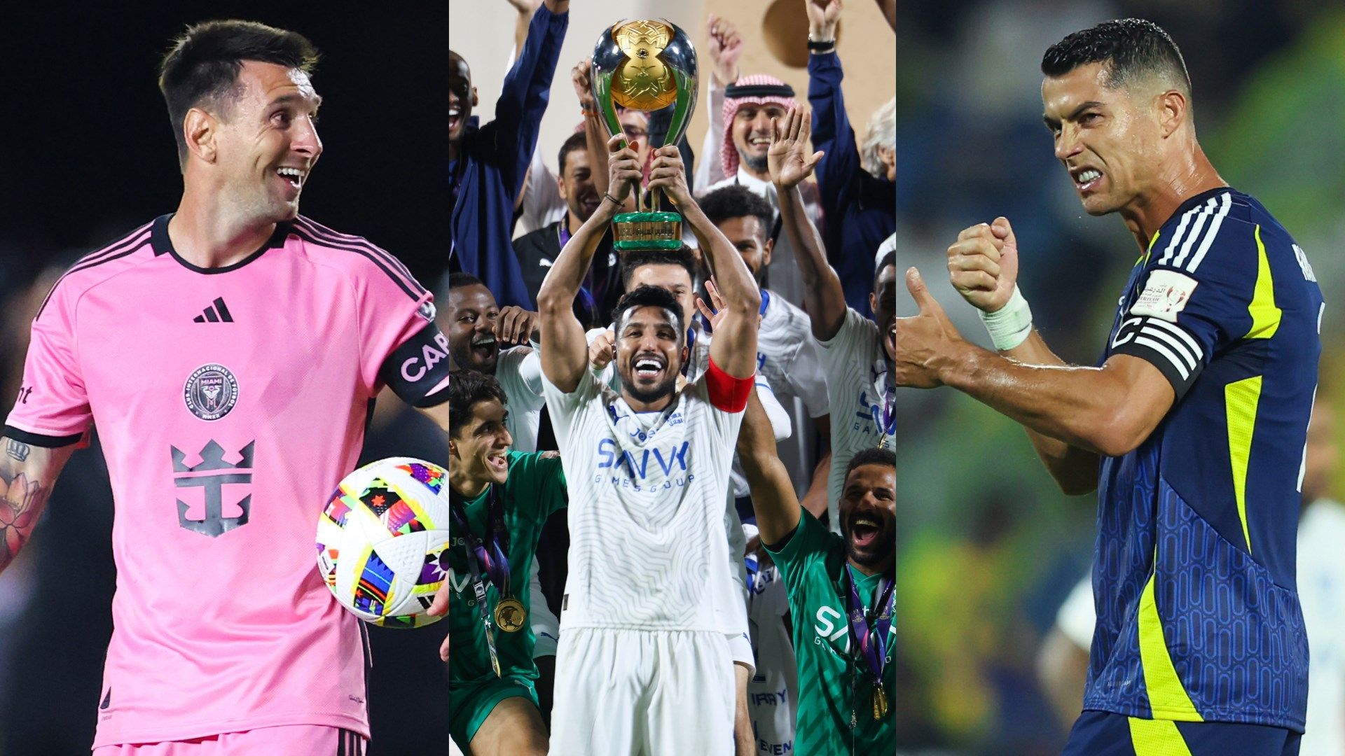 Lionel Messi - Salem Al Dawsari - Cristiano Ronaldo