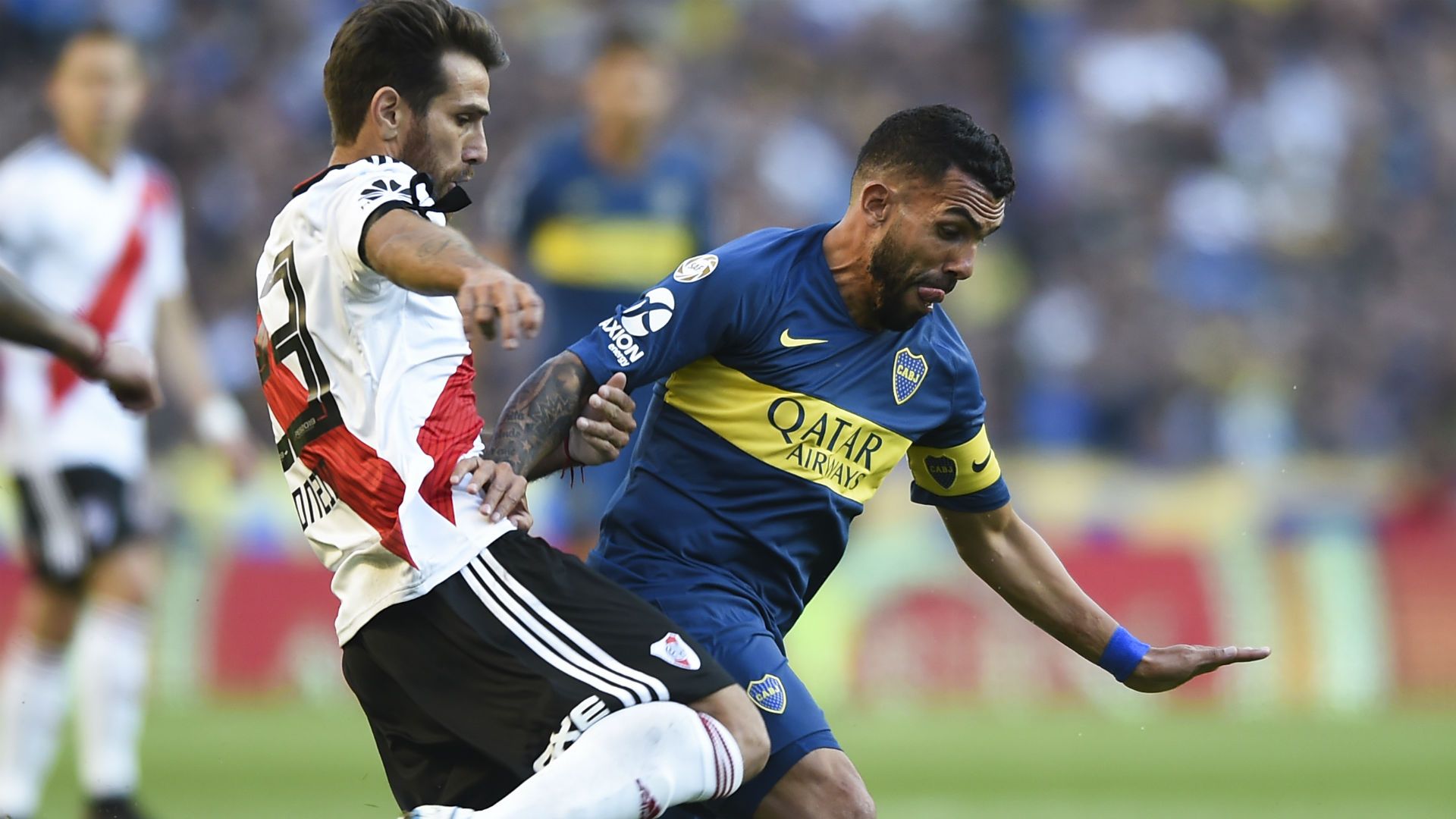 Ponzio Tevez Boca River Superclasico Superliga 23092018