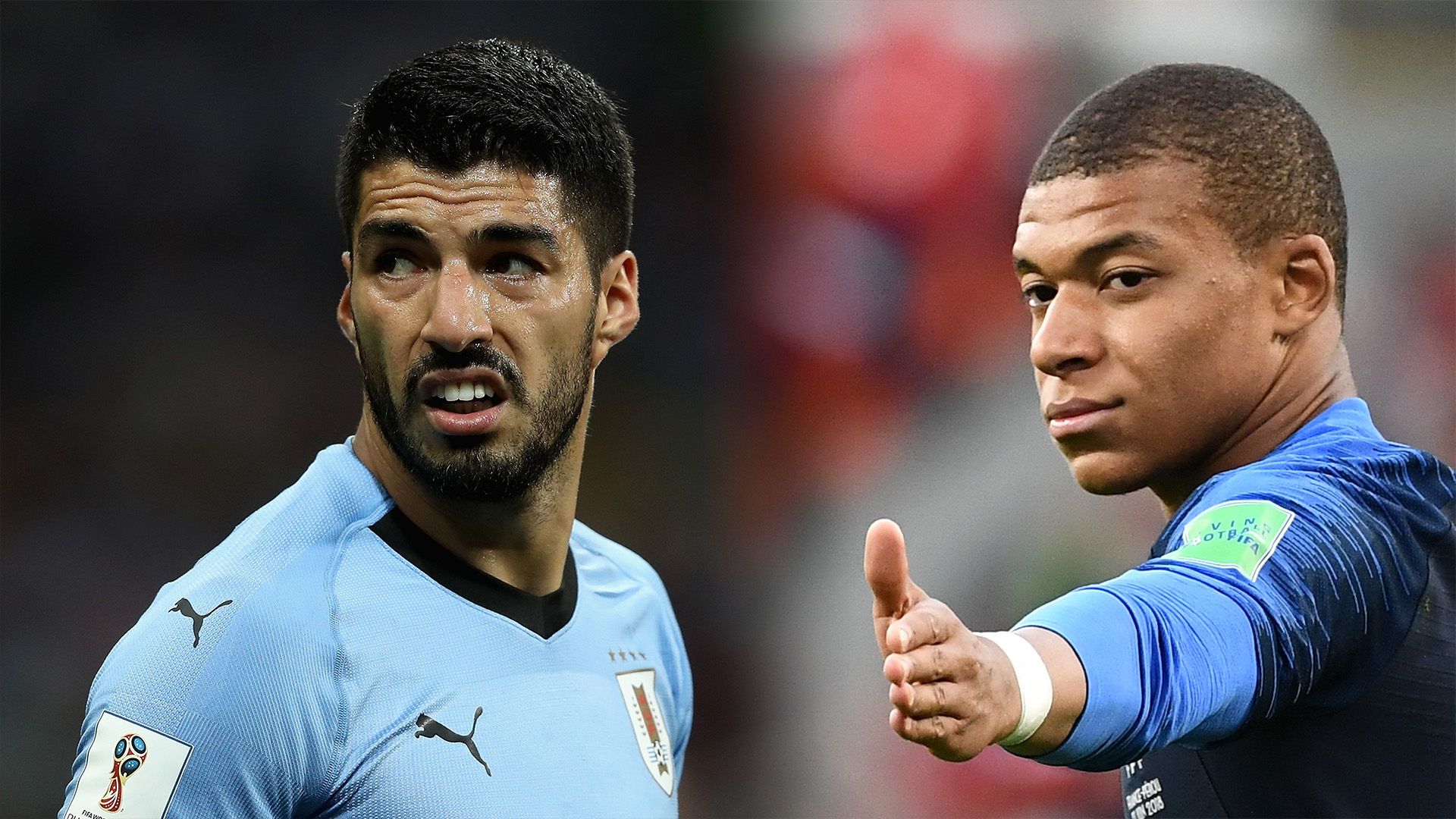 GFX Luis Suarez Kylian Mbappe World Cup 2018