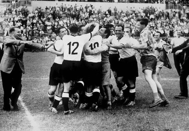 West Germany 1954 World Cup final versus Hungary