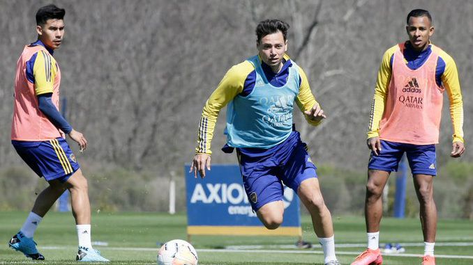 Mauro Zarate Boca Juniors entrenamiento 12092020