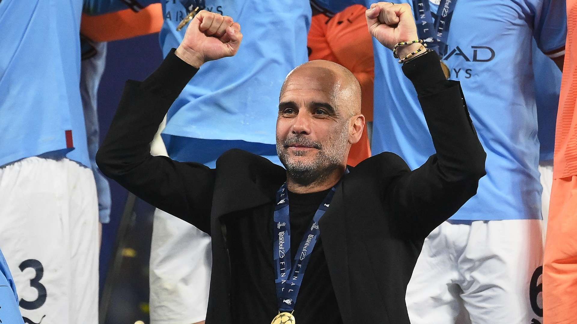 Manchester City's Spanish manager Pep Guardiola