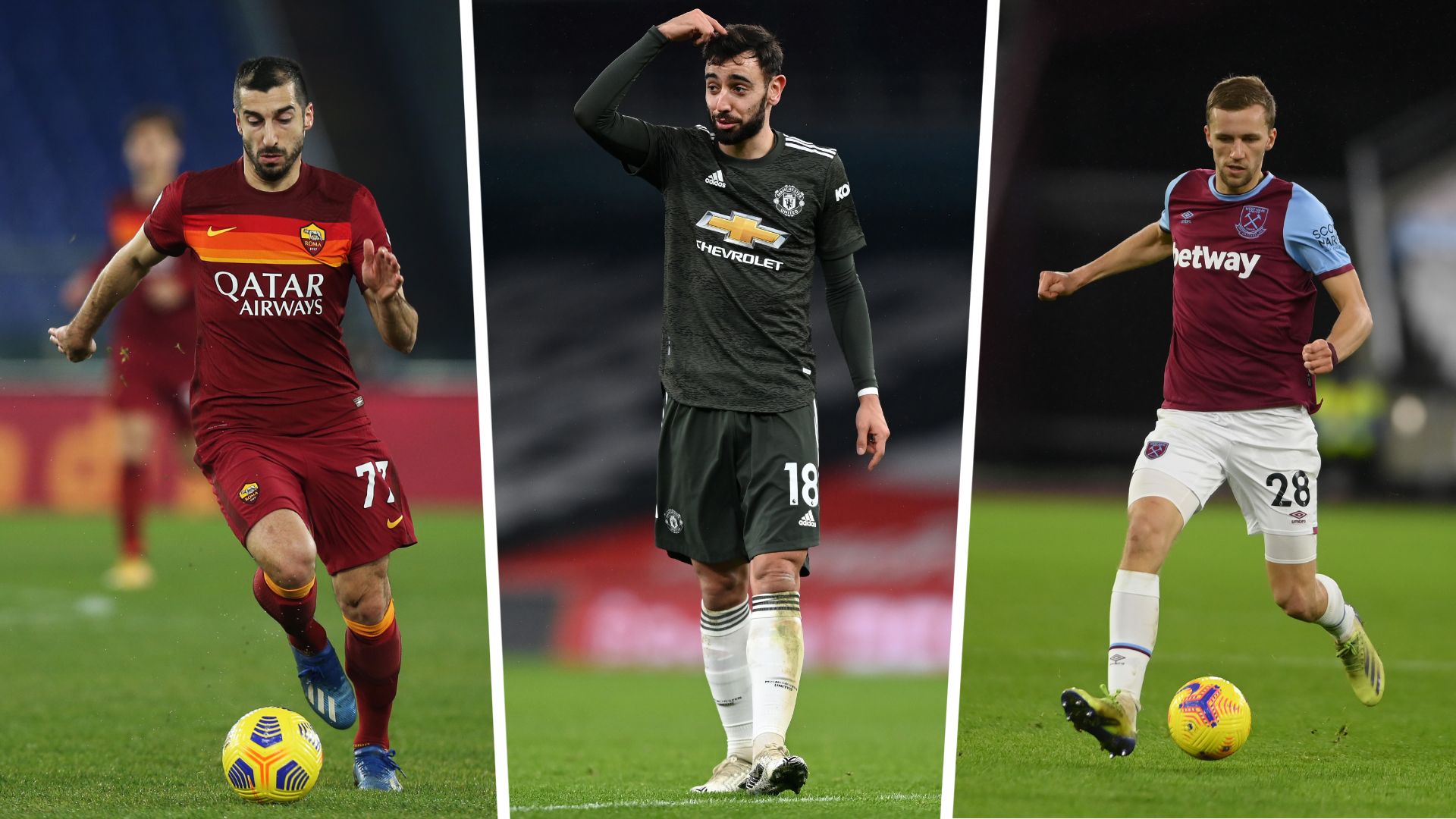 Henrikh Mkhitaryan   Bruno Fernandes