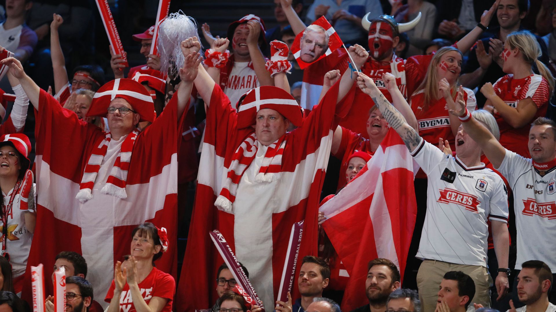 Denmark fans