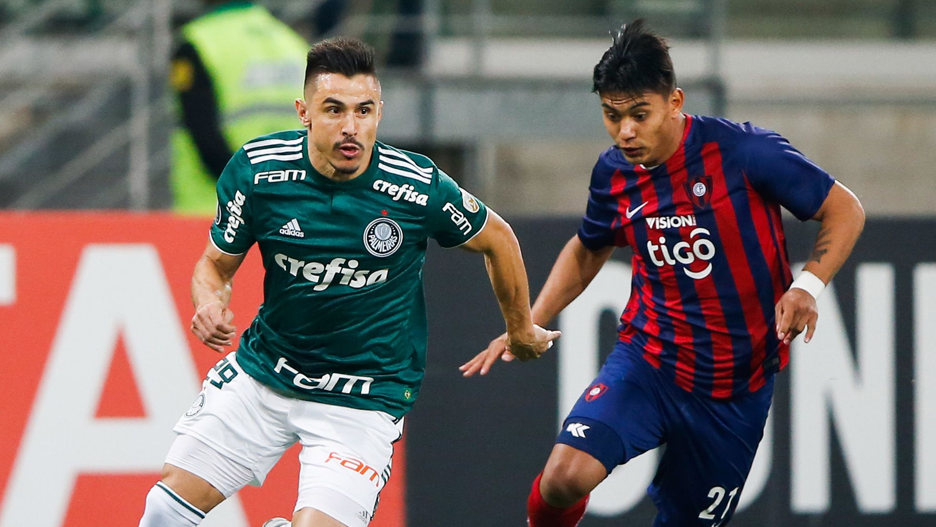 Willian Bigode Santiago Armazandia Palmeiras Cerro Porteno Copa Libertadores 30082018