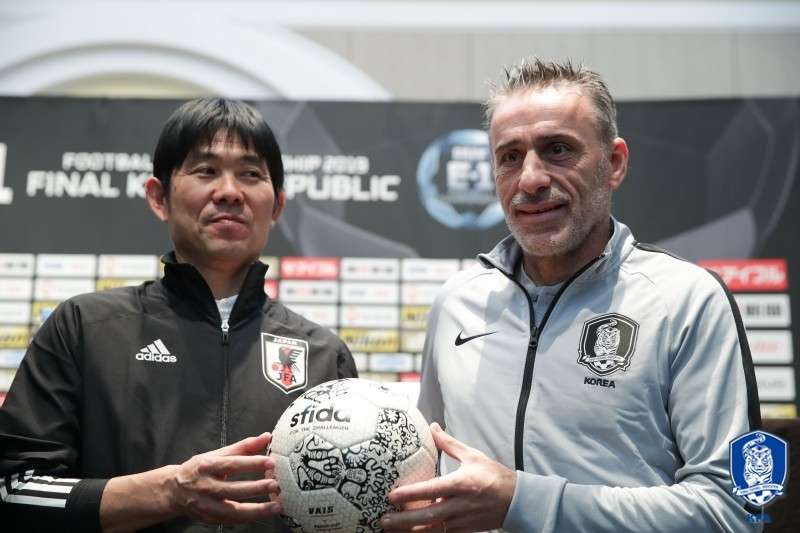 벤투 감독과 모리야스 하지메 감독