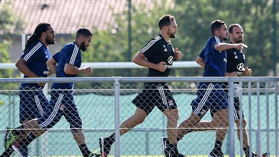 Olympique Lyon training