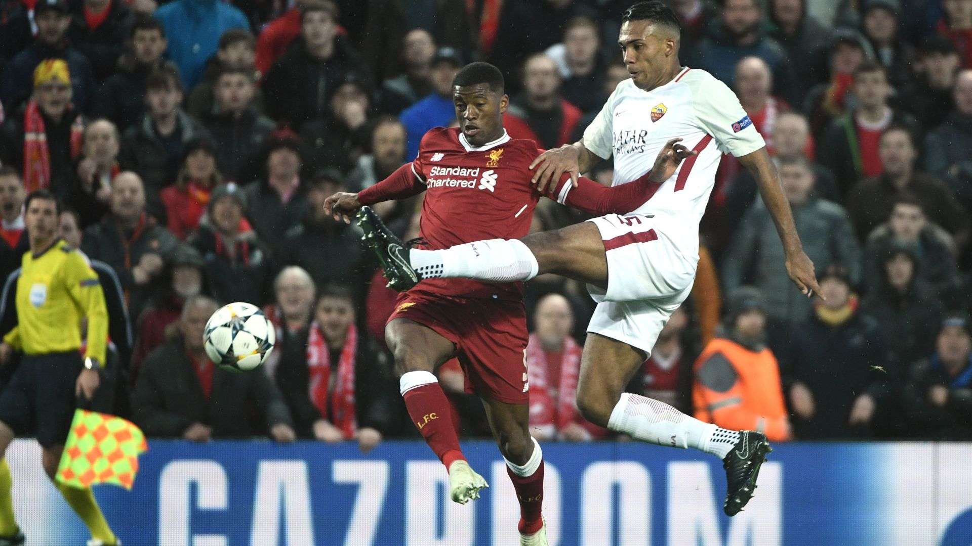Georginio Wijnaldum Juan Jesus Liverpool Roma