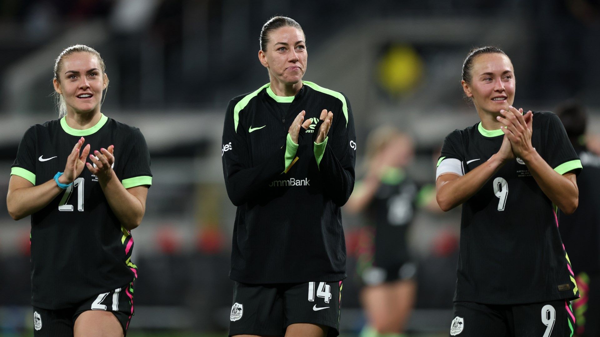 Ellie Carpenter Alanna Kennedy Caitlin Foord Australia Women 2026