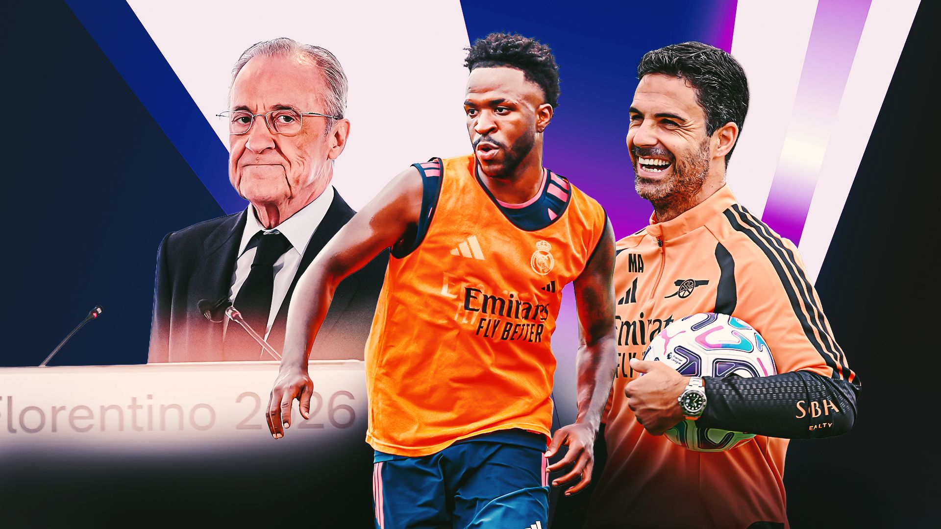 Vinicius Jr Real Madrid Arsenal GFX