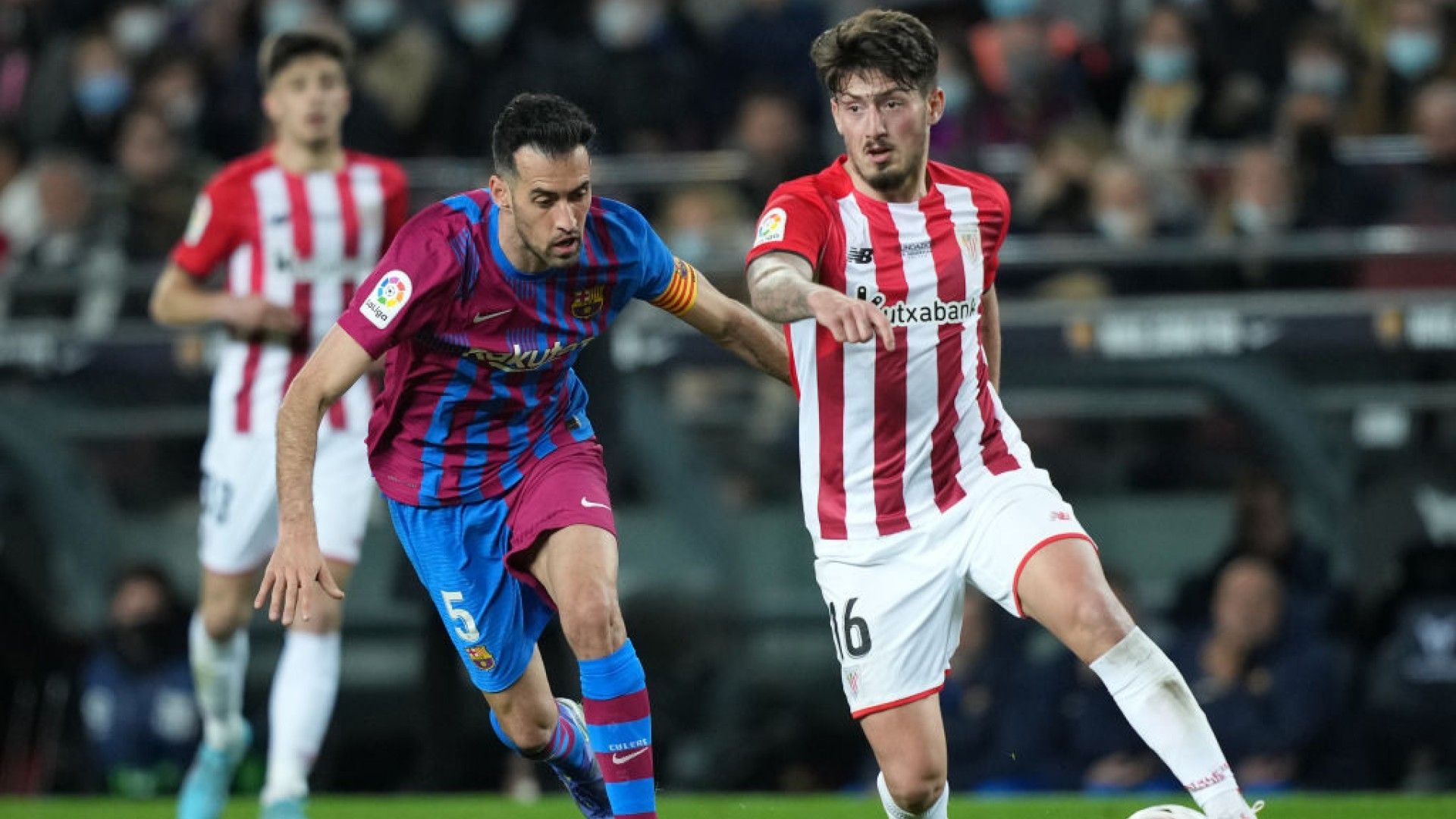 Sergio Busquets Unai Vencedor Barcelona Athletic LaLiga 2022