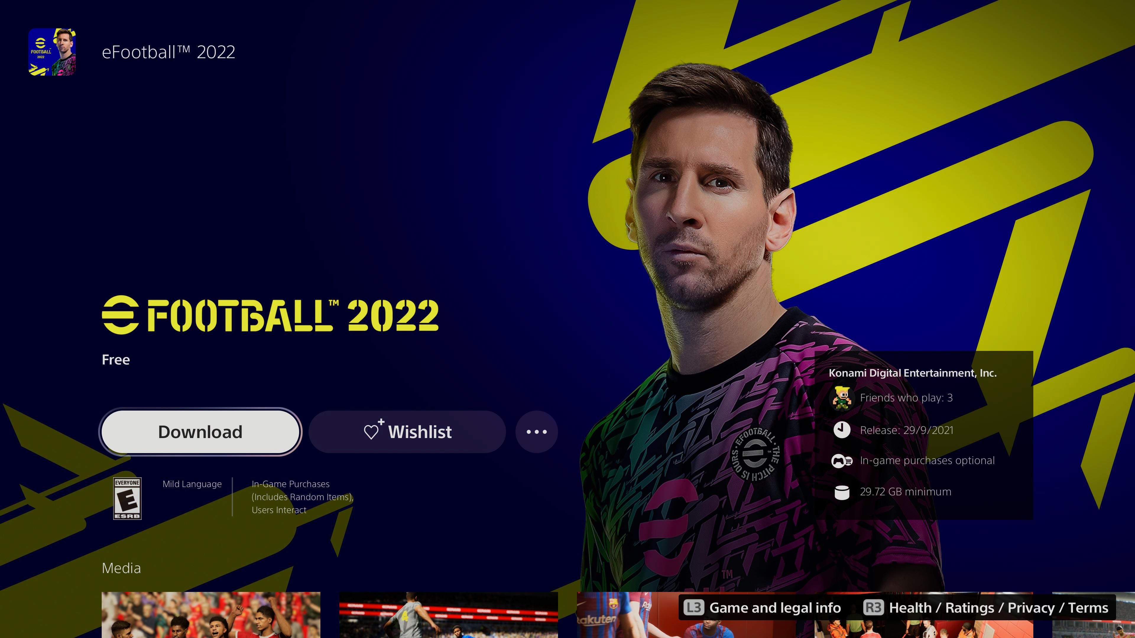 P3 - Download eFootball