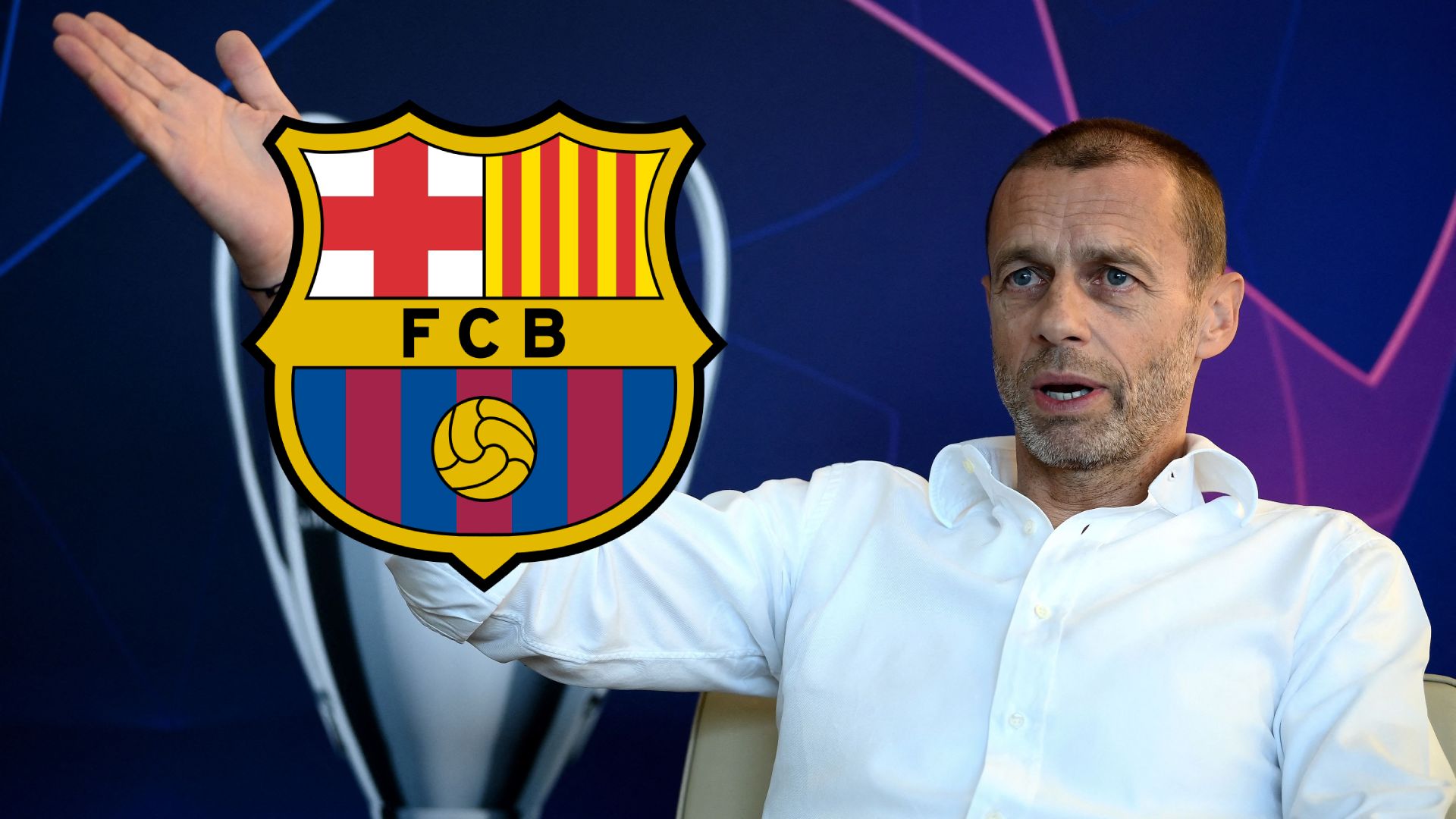 Aleksander Ceferin FC Barcelone