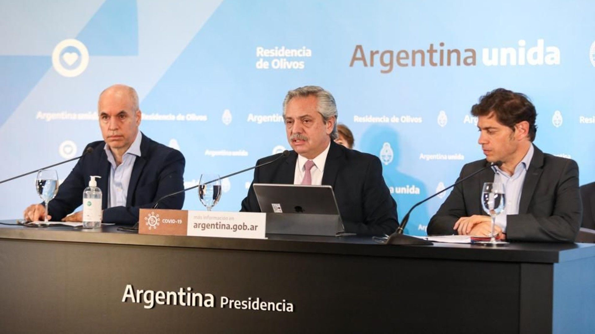 Alberto Fernandez Horacio Rodriguez Larreta Axel Kicillof