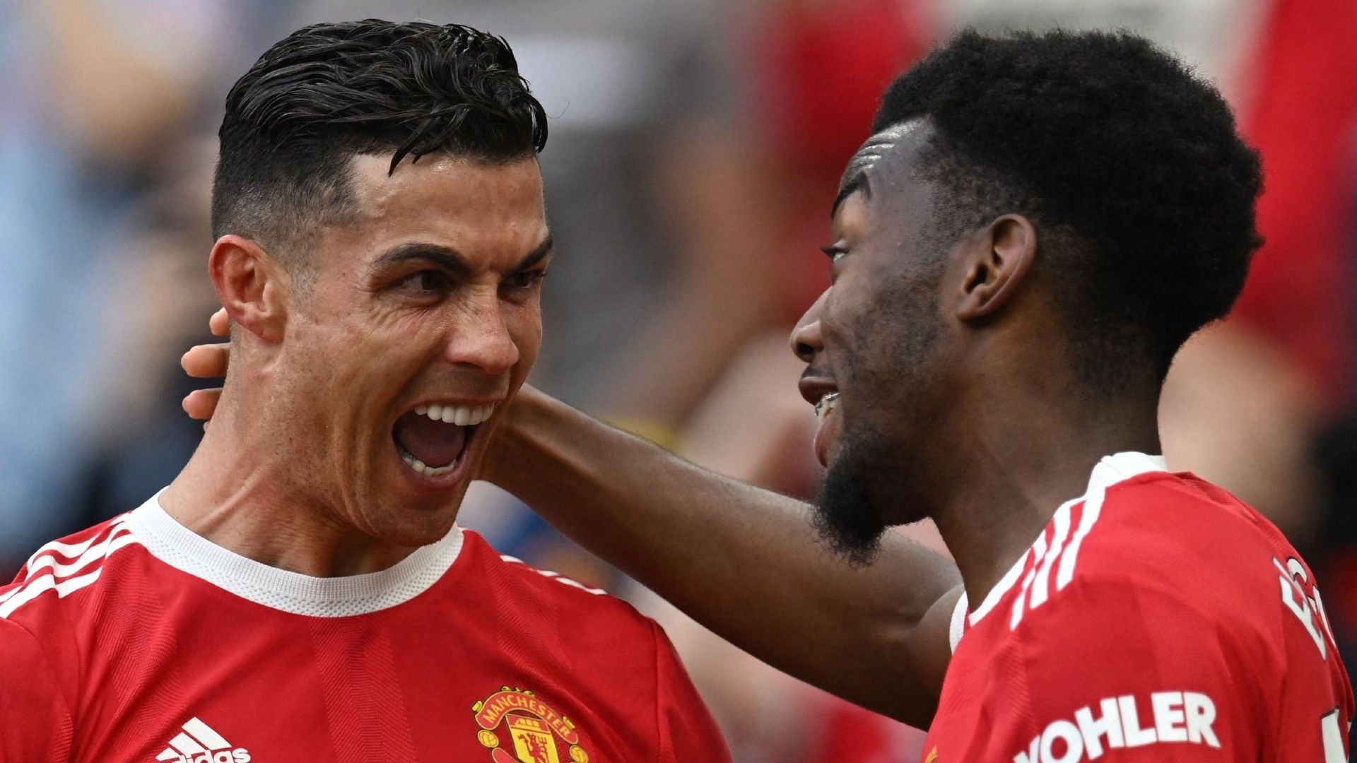 Cristiano Ronaldo Anthony Elanga Manchester United 2021-22