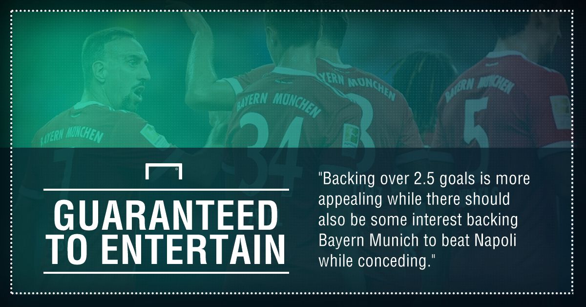 GFX Napoli Bayern Munich betting