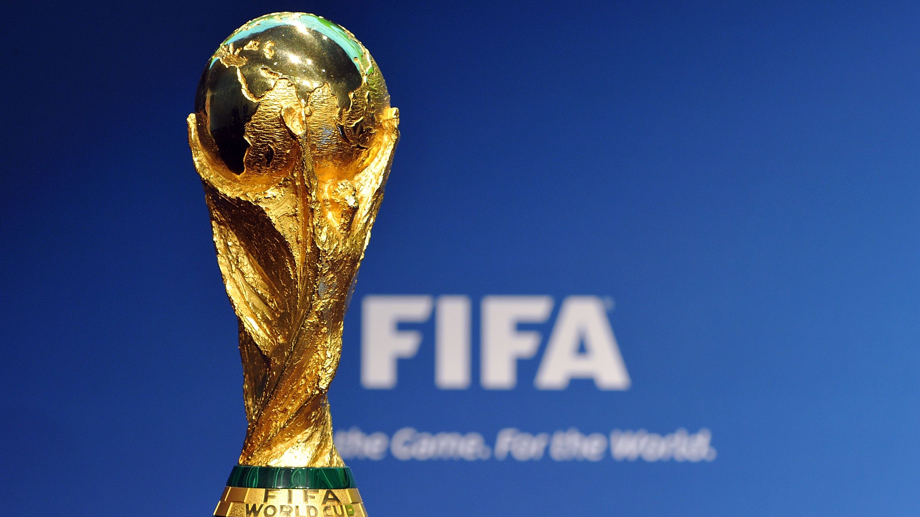 The FIFA World Cup trophy