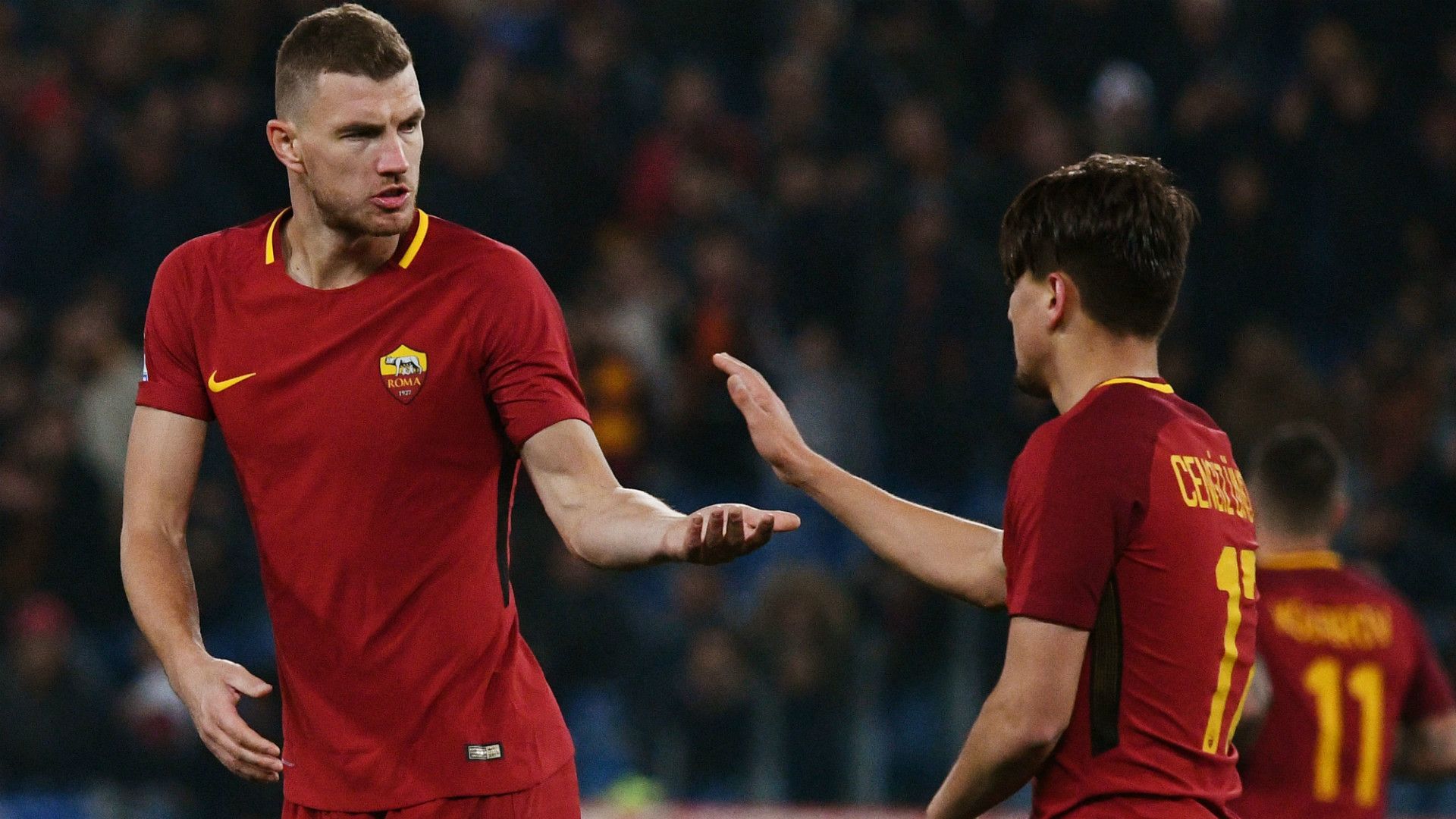 Dzeko Under Roma Benevento