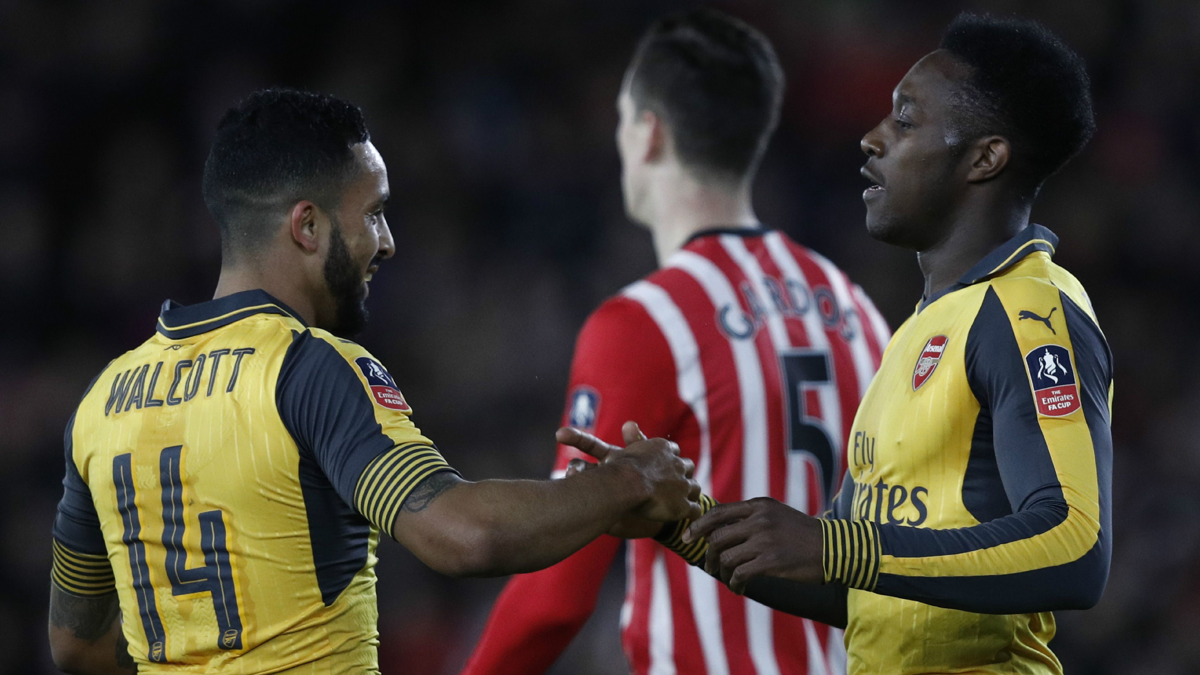 Theo Walcott Danny Welbeck Arsenal