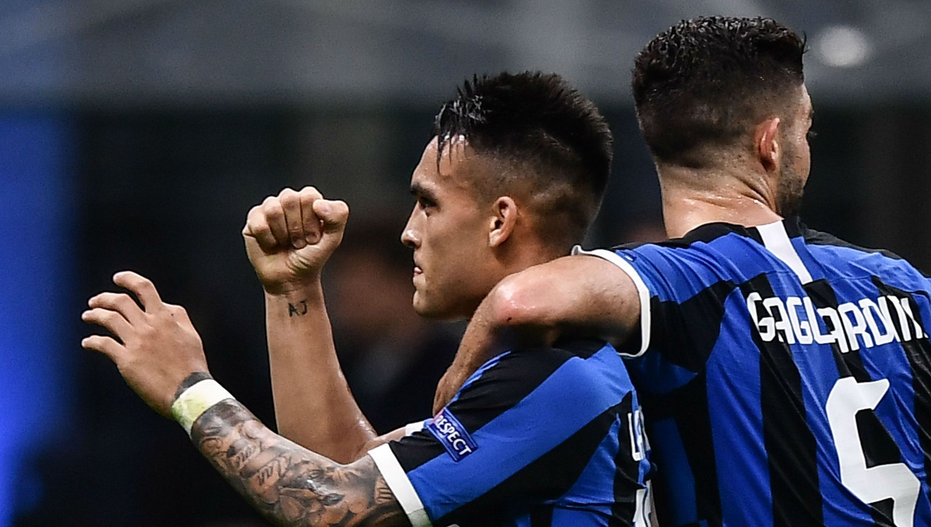 231019 Inter Dortmund Gagliardini Lautaro Martínez