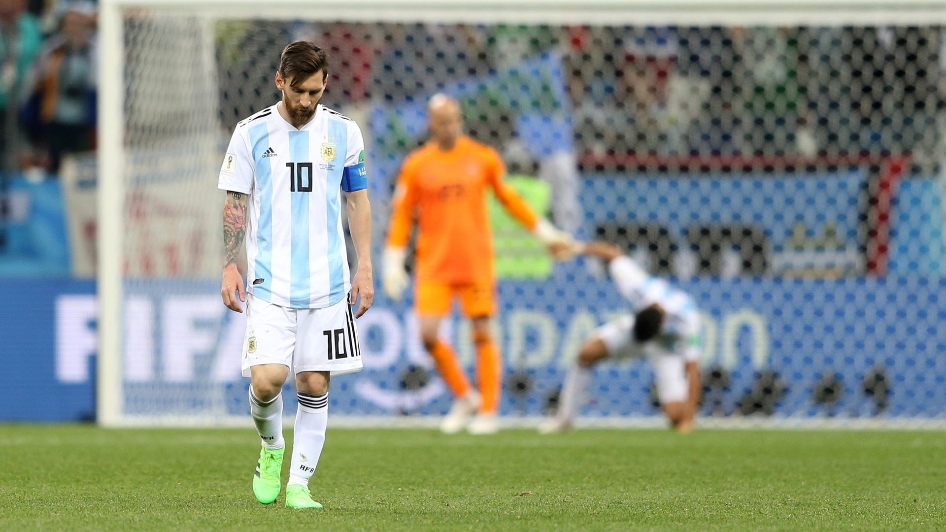 Lionel Messi Willy Caballero Argentina Croatia World Cup 2018