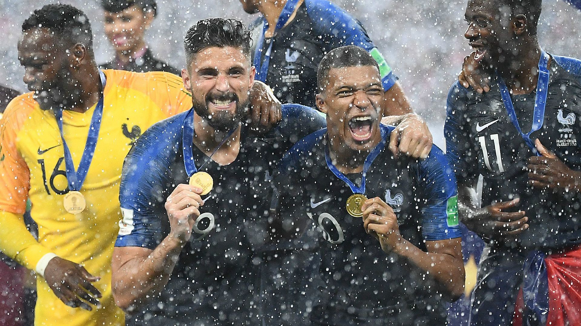 Giroud Mbappe France