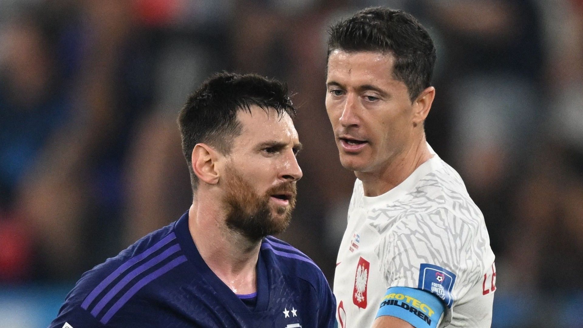 Lionel Messi Robert Lewandowski Argentina Poland 2022 World Cup