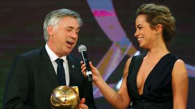 Carlo Ancelotti Globe Soccer Awards 2014