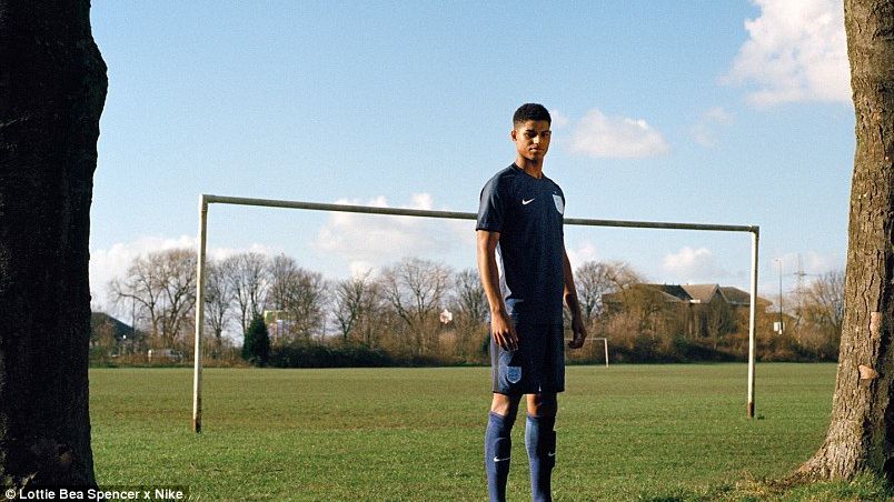 Marcus Rashford England new away kit