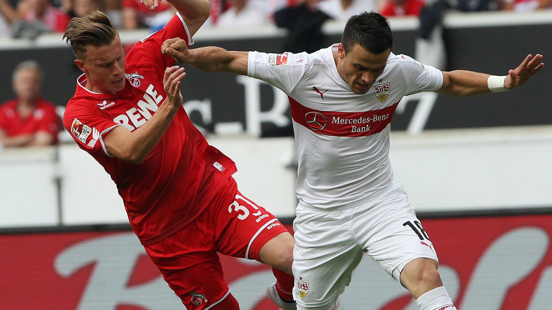 Filip Kostic Yannick Gerhardt Stuttgart Köln Bundesliga 16082015