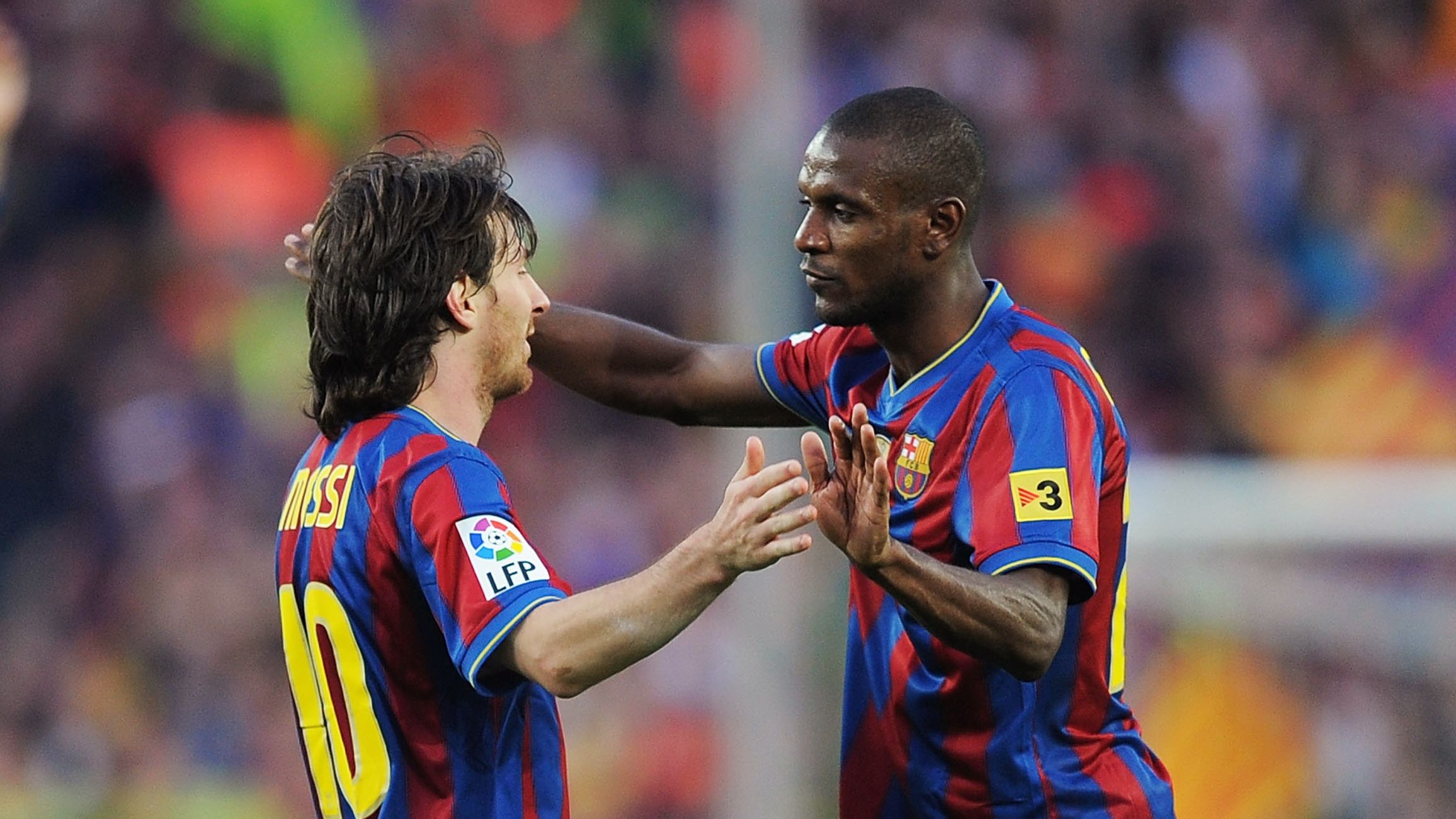 Lionel Messi Eric Abidal FC Barcelona