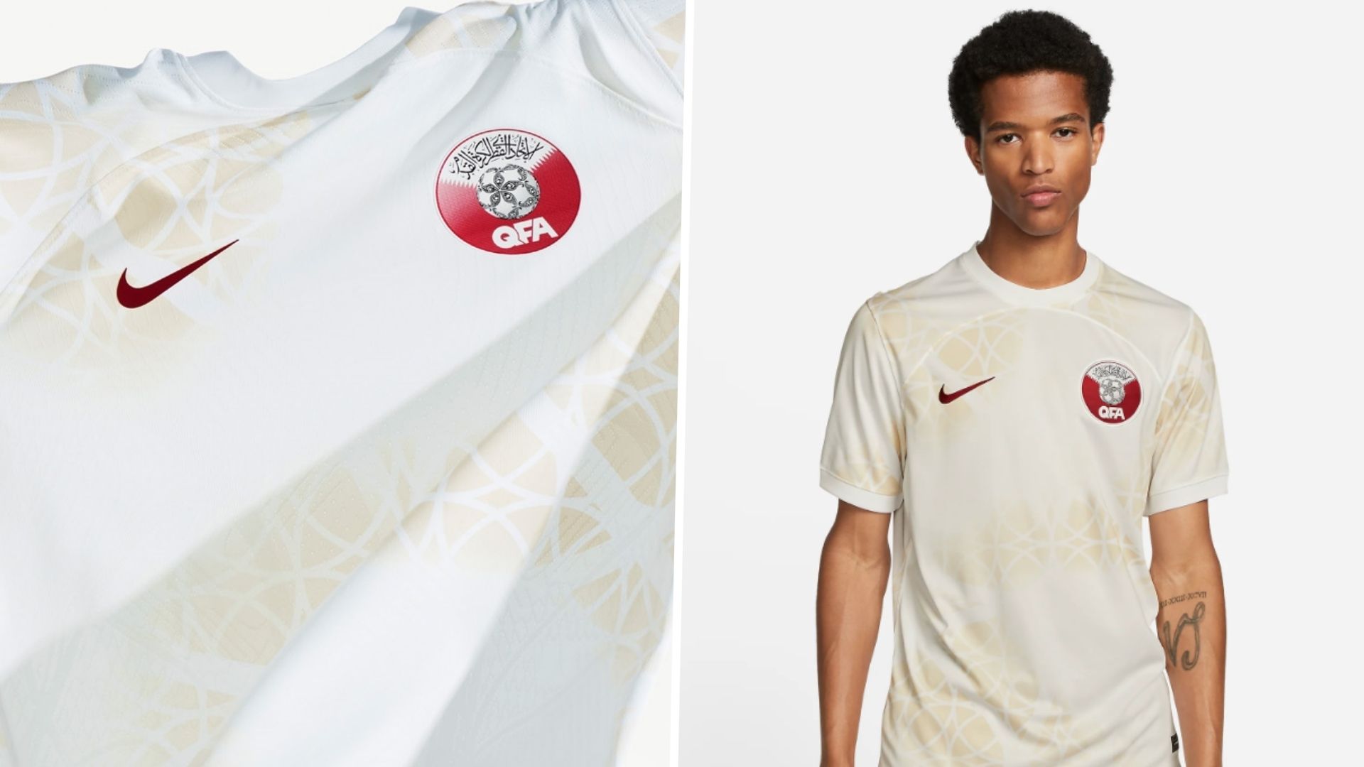 Qatar away kit World Cup 2022