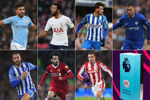 المرشحون لجائزة أفضل لاعب في شهر فبراير