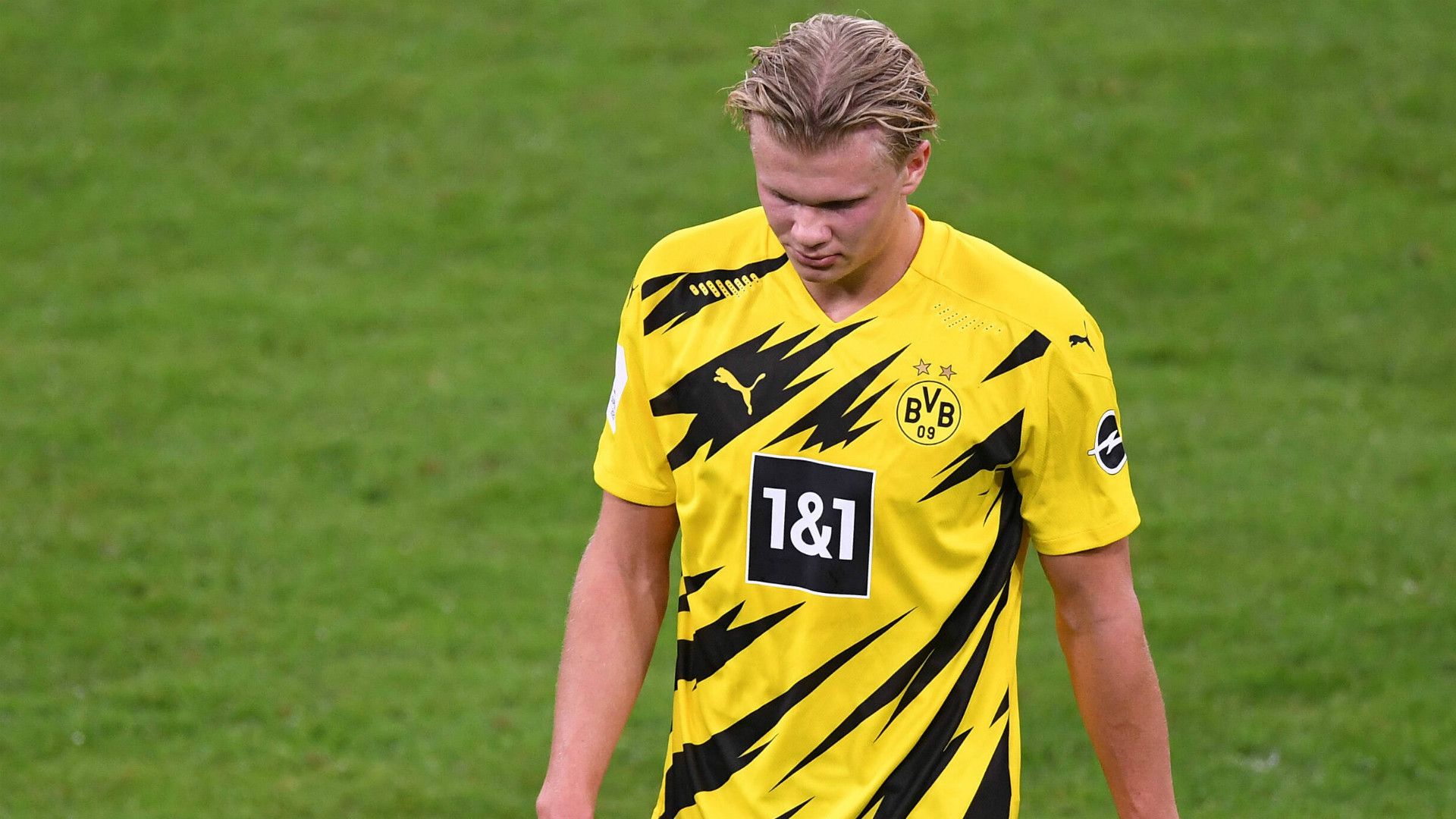 GERMANY ONLY: ERLING HAALAND BORUSSIA DORTMUND SUPERCUP 30092020
