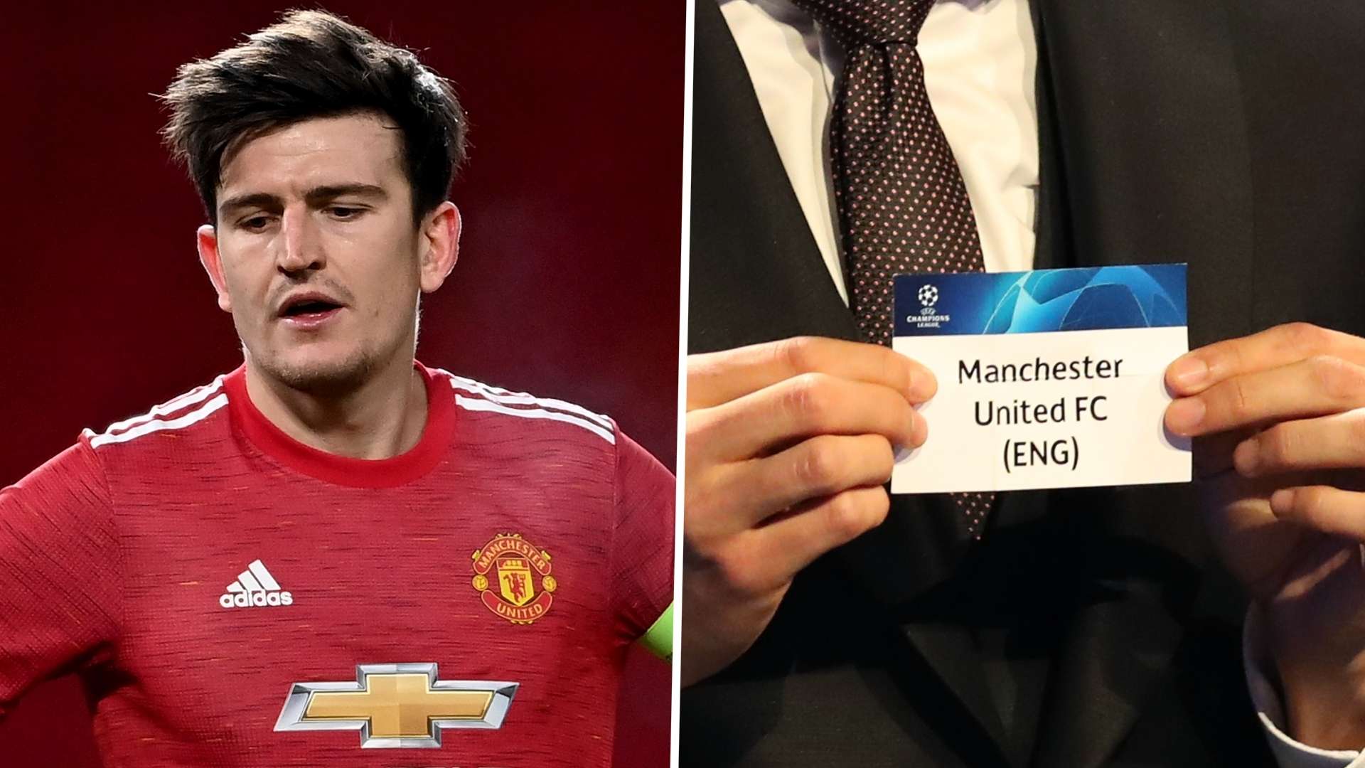 Harry Maguire Manchester United Champions League 2020-21