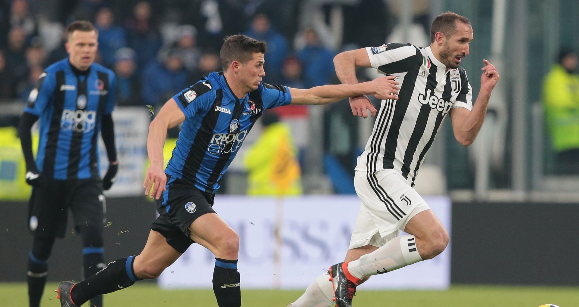 Giorgio Chiellini Remo Freuler Juventus Atalanta Coppa Italia