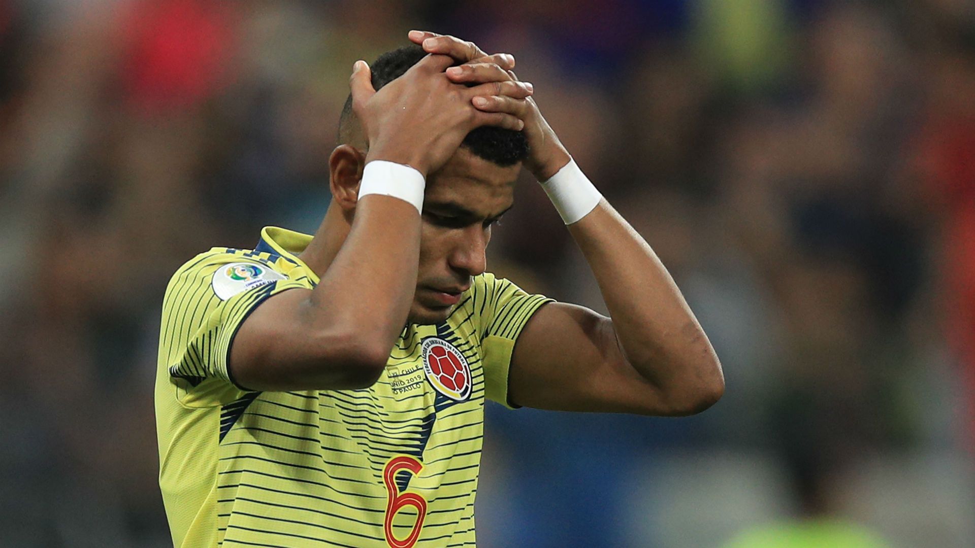 William Tesillo Colombia - Chile Copa América 2019