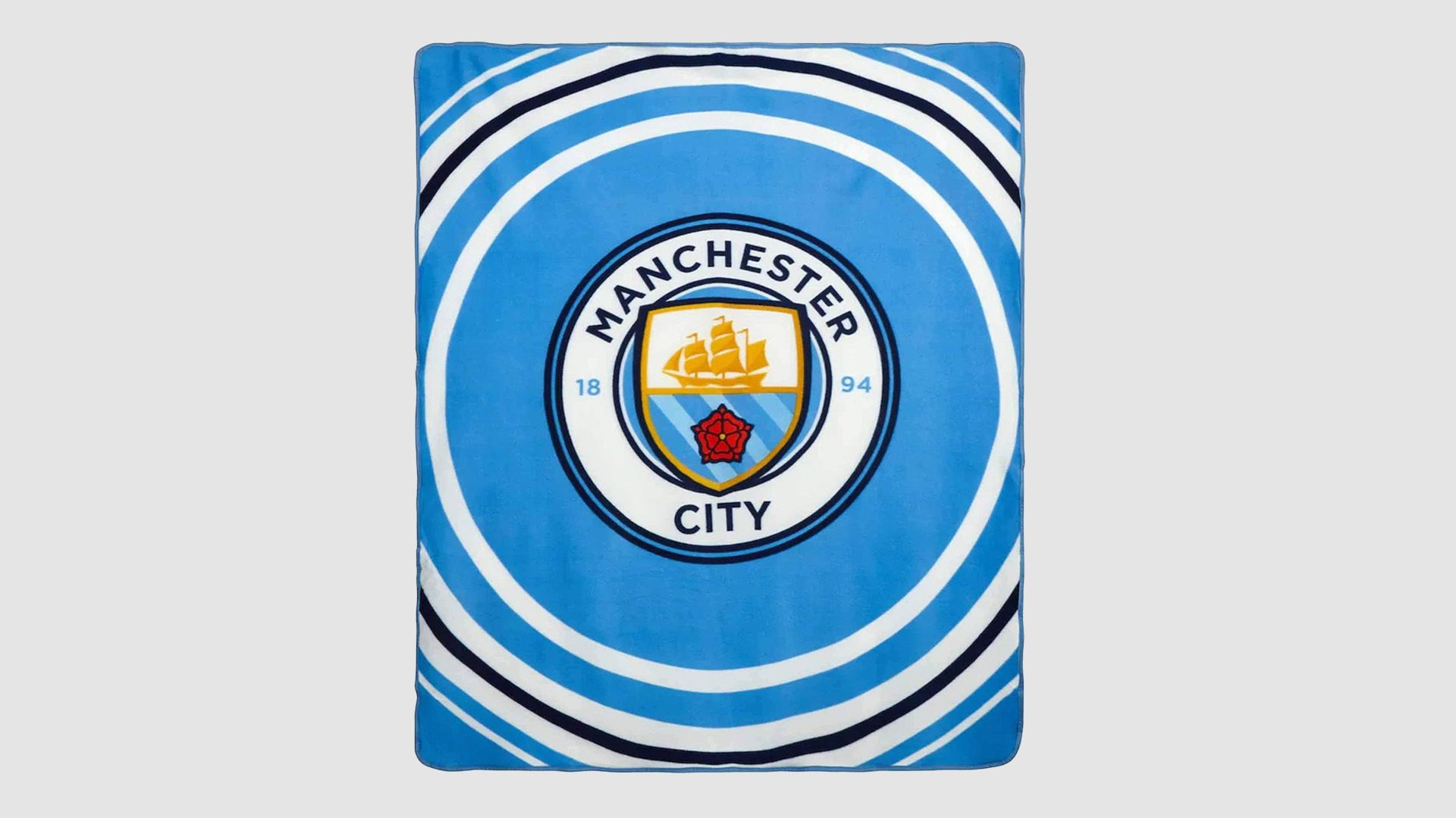 Manchester City Plush Throw Blanket