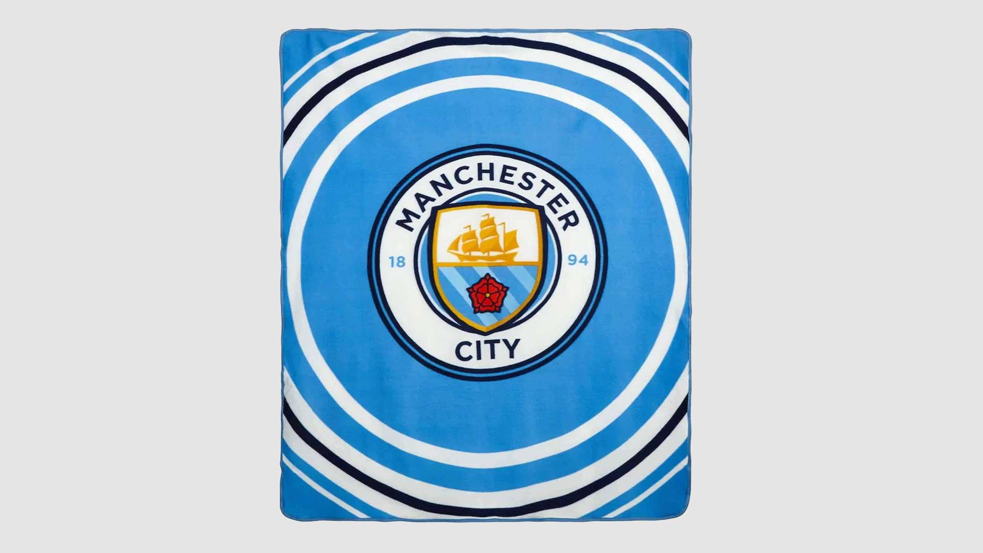 Manchester City Plush Throw Blanket