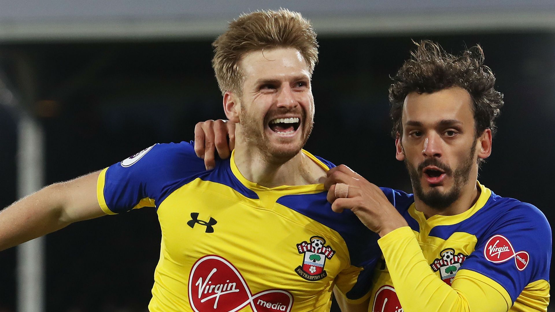 Stuart Armstrong Manolo Gabbiadini Southampton Fulham