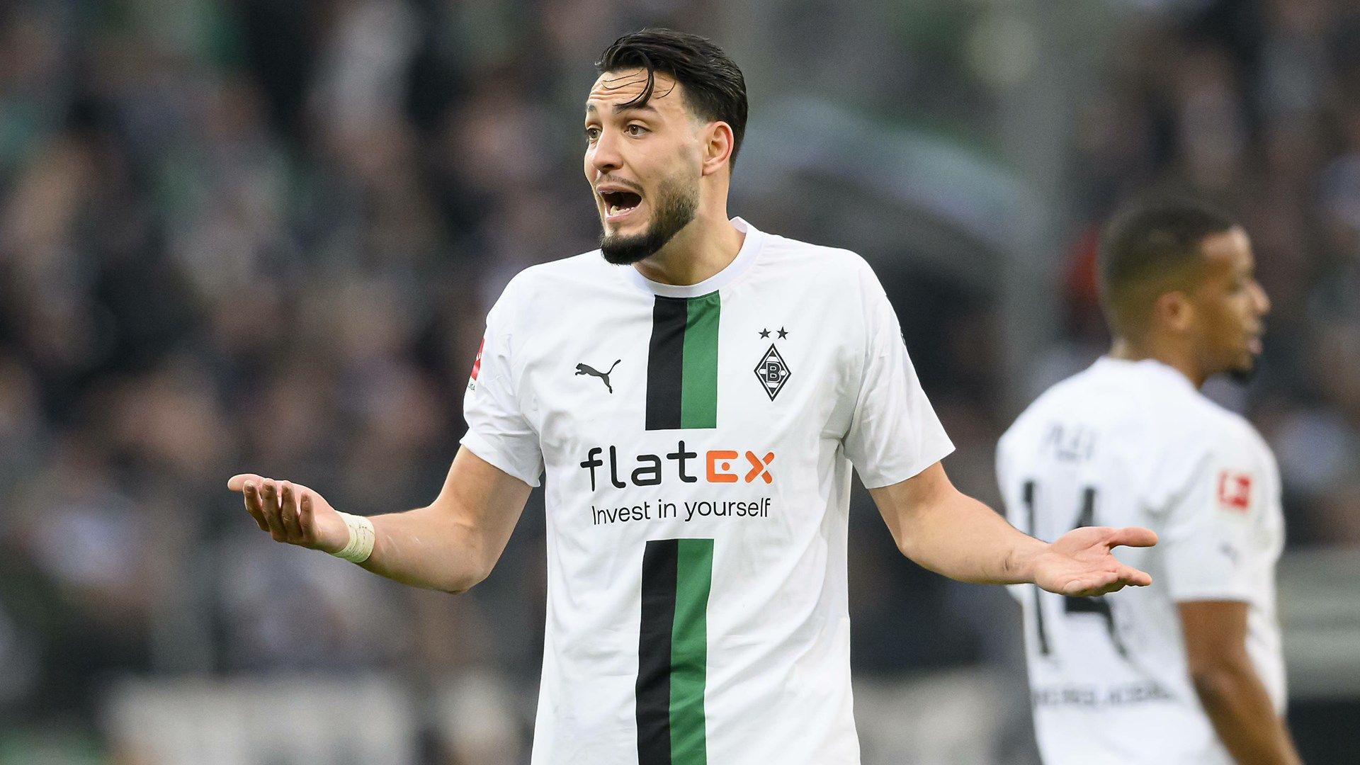 ONLY GERMANY Ramy Bensebaini Borussia Monchengladbach 2023