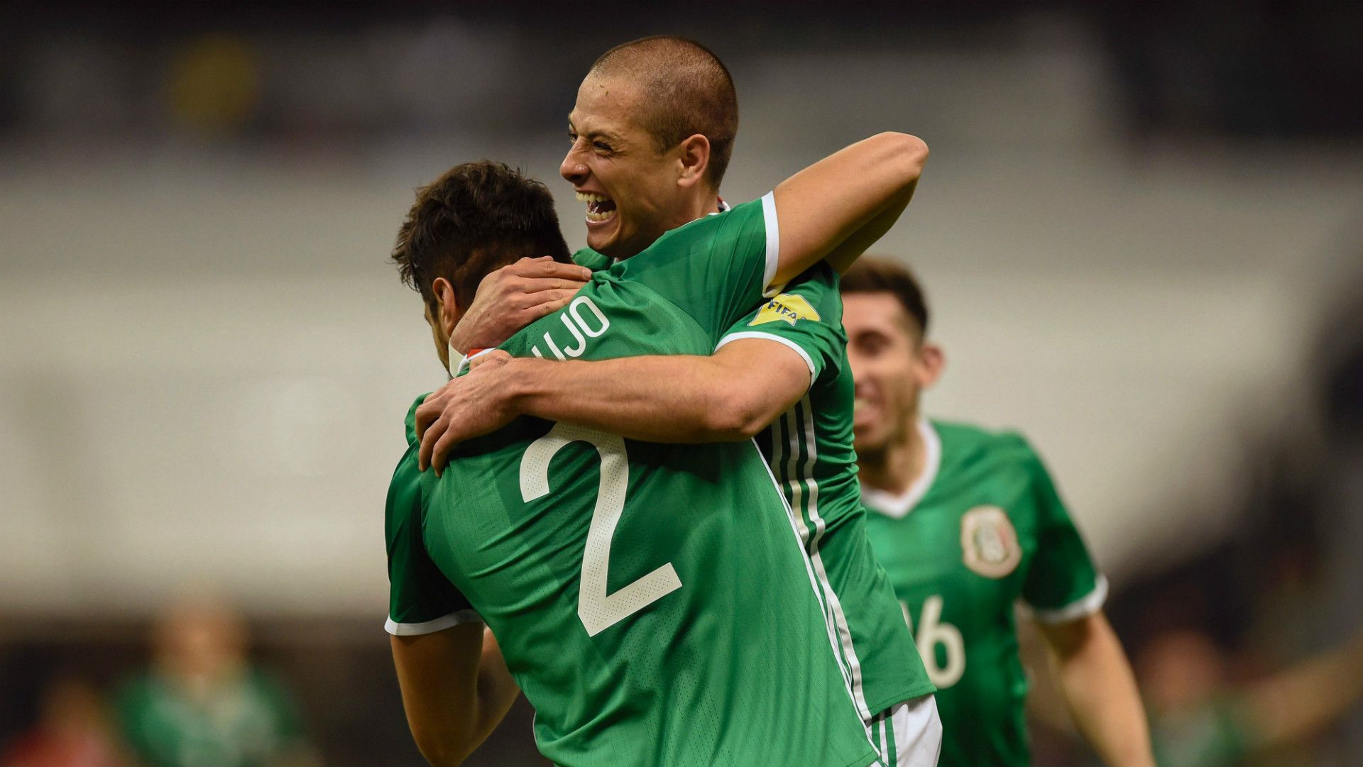 Javier Chicharito Hernandez Nestor Araujo Mexico