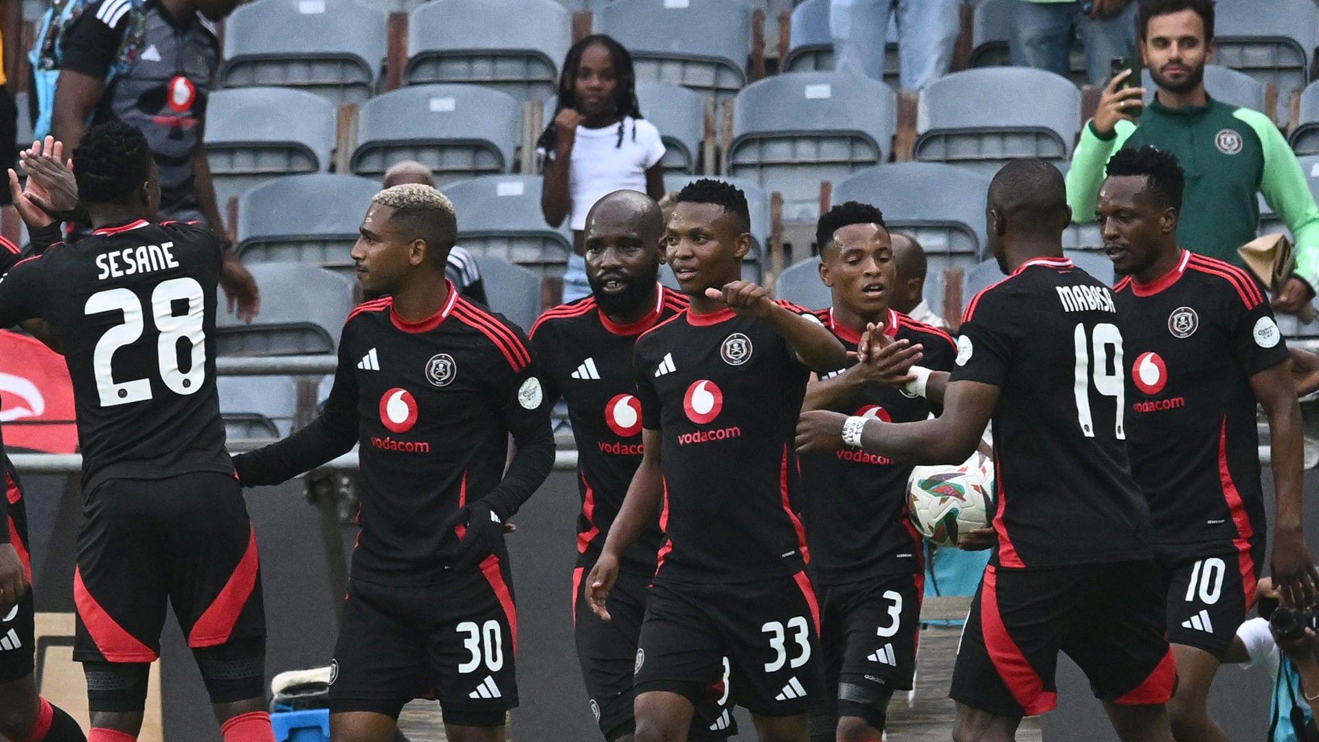 Orlando Pirates edge closer to securing Caf Champions League quarter-final  spot after thrashing Stade d'Abidjan to go top of the Group C standings |  Goal.com South Africa