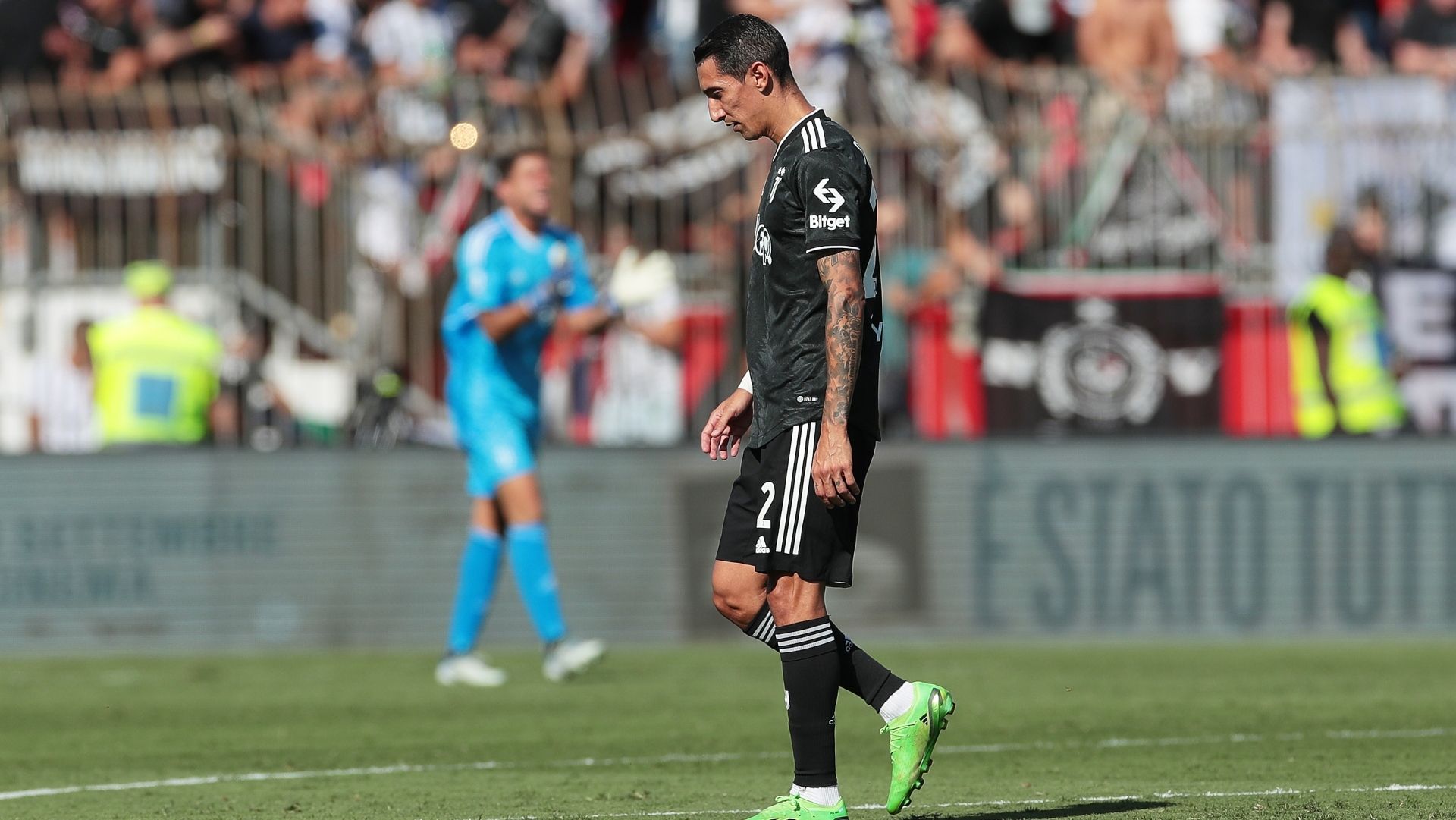 Angel Di Maria red card Monza Juventus 18092022