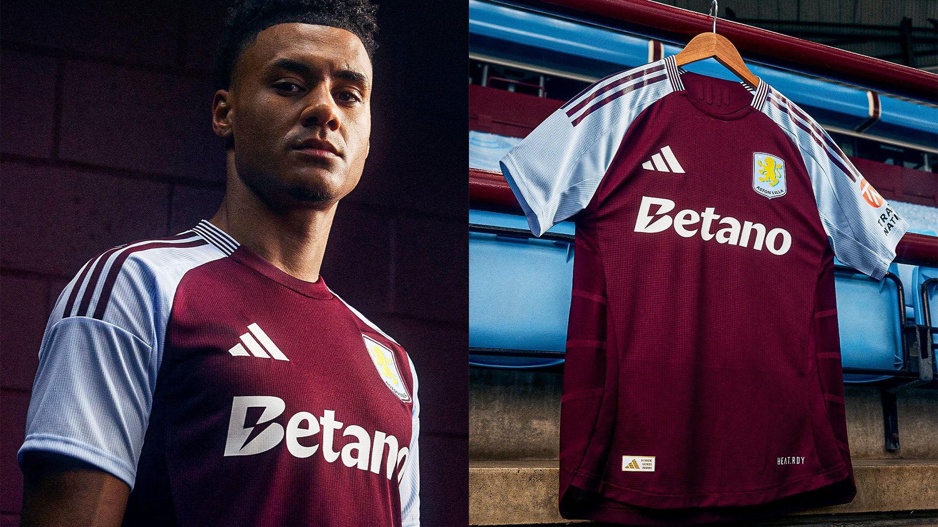 Aston Villa home kit 