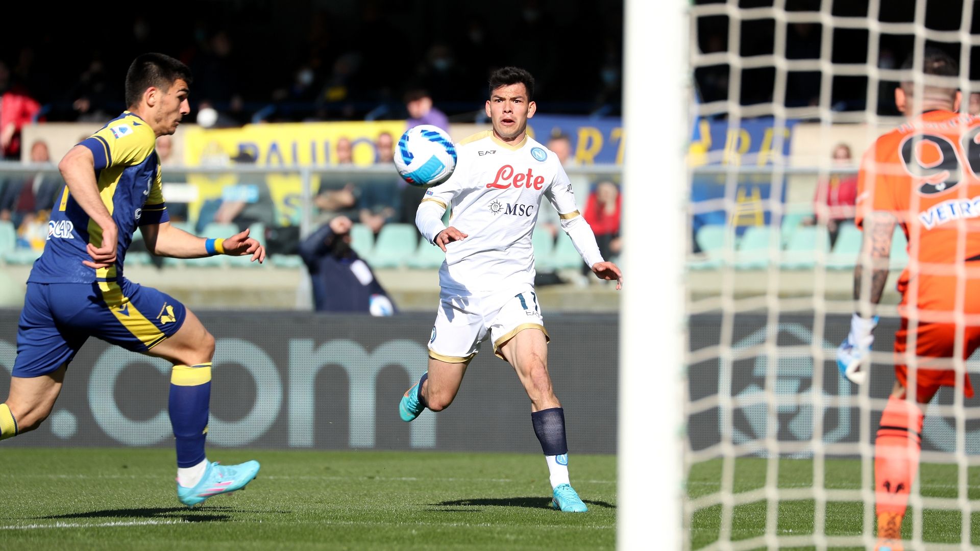 Hirving Lozano Hellas Verona vs Napoli