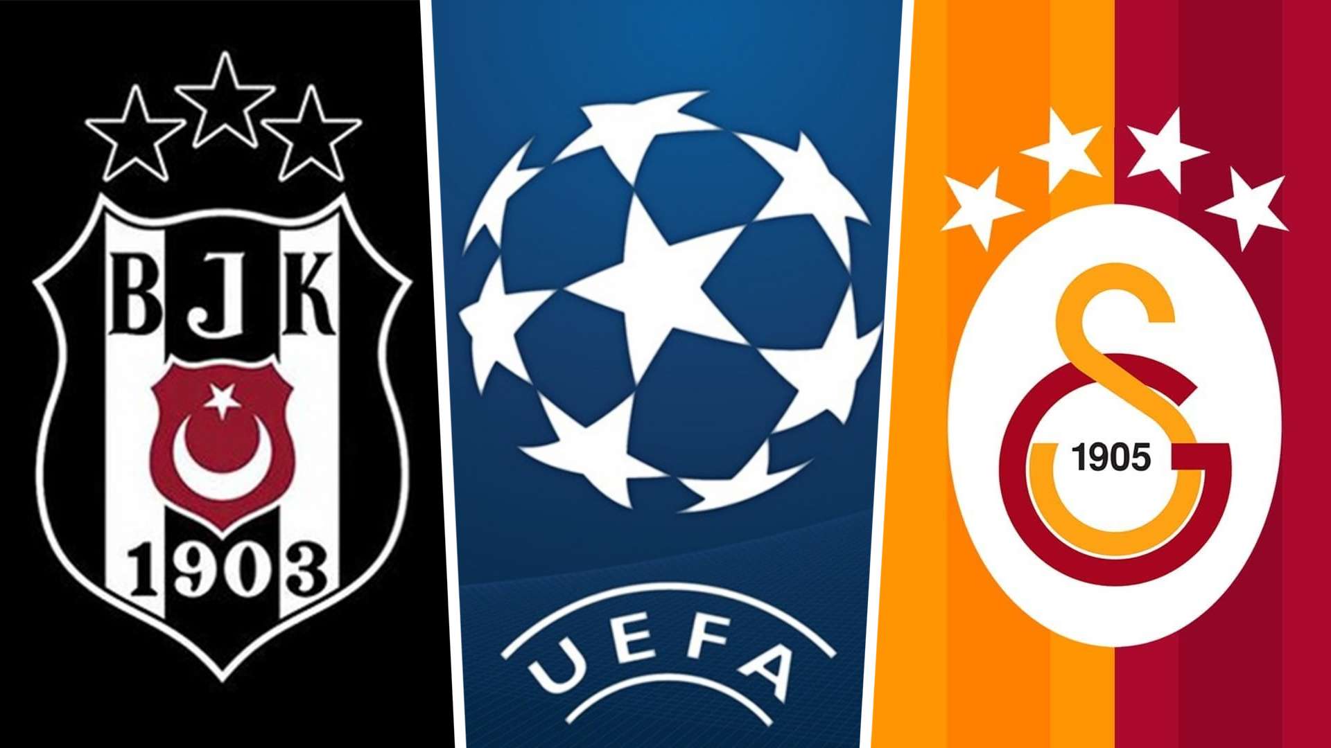 Besiktas & Champions League & Galatasaray Logo